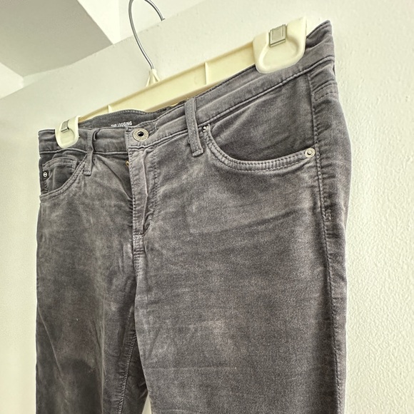 AG Jeans Grey Velvet Legging Super Skinny Ankle Jeans - Picture 8 of 8